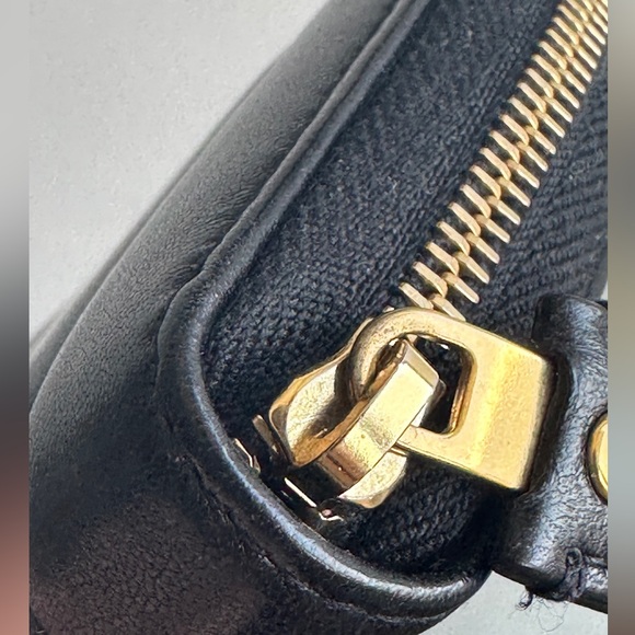 YSL Zippy Wallet/Card Holder Black Lambskin Leather - Picture 8 of 12